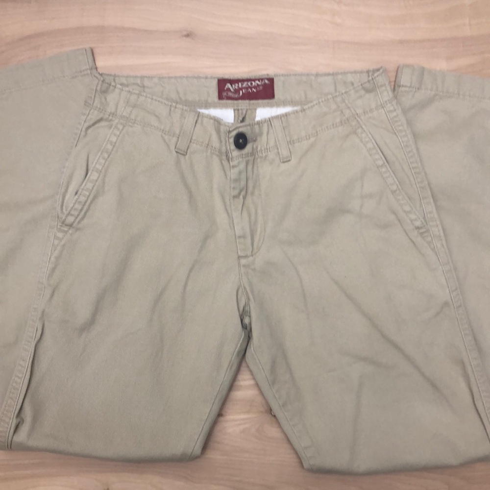 Arizona Jeans Company Original Straight Chino pants; size 30x30